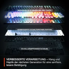 SteelSeries Apex Pro GEN3, Gaming Tastatur, Sonstiges, Kabelgebunden, Schwarz