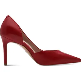 TAMARIS Damen Pumps mit Stilettoabsatz Leder, rot, 39 EU
