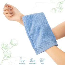 hammetex Handtuchset 15 x 22 cm blau 2 St.