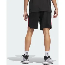 adidas 3-Streifen Shorts Black/Team Power Red 2 L