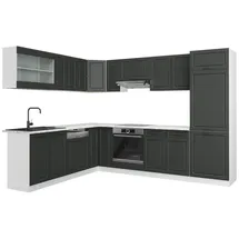 Vicco Küchenzeile R-Line L-Form 287 cm Weiß