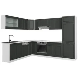 Vicco Küchenzeile R-Line L-Form 287 cm Weiß