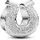 Pandora Strukturiertes Hufeisen Silber 794056C00