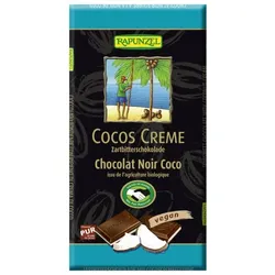 Rapunzel Cocos Creme Zartbitter Schokolade gefüllt HIH bio
