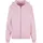 URBAN CLASSICS Hoodie Ladies Fluffy Zip Hoody rosa 5XL (54/56)