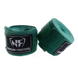 Nordic Fighter Cotton Hand Wraps Grün 5m