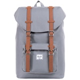 Herschel Little America Backpack Mid-Volume 17 l grey/tan synthetic leather