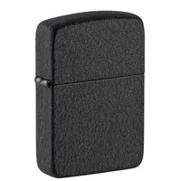 Zippo Feuerzeuge Zippo Sturmfeuerzeug - Base Model - Nachfüllbar Windfest Geschenkbox schwarz