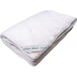 Traumschloss Faserbettdecke Classic Bettdecke Microfaser Polyesterfaser - weiß