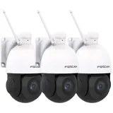 Foscam SD2X - Kamera IP WLAN Dome motorisiert PTZ 2MP mit 18 facher optischer Zoom - Intelligente Bewegungserkennung weiß