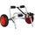 Homcom Kanuwagen Silber