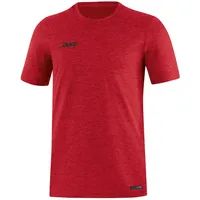 Jako T-Shirt Premium Basics rot meliert, L