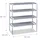 Relaxdays Schuhregal 62 x 68 x 28 cm grau / grau