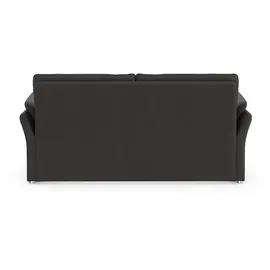 DOMO collection 2,5-Sitzer DOMO COLLECTION "Pina, schmale Armlehnen, mit Federkern, kompakt & elegant", grau, B:199cm H:95cm T:88cm, 100% Polyester, Sofas, Hoher Sitzkomfort, Luxus-Microfaser Lederoptik, grau, Breite 199 cm