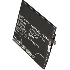 AccuCell Akku nur passend für Xiaomi Note 4 Akku BN41, BN41L Li-Polymer 3,85V, 4000mAh, 15,4Wh, built-in, ohne Werkzeug