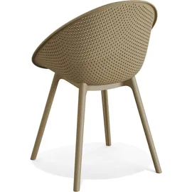 BEST Freizeitmöbel Best Qosy Gartenstuhl 59 x 59 x 83 cm sand 10 St.