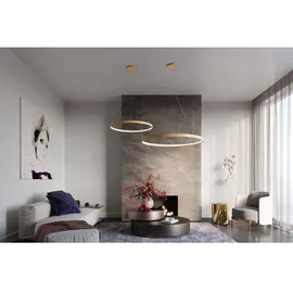 thoro Kronleuchter RIO 55 golden LED 3000K