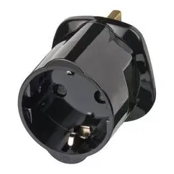 BRENNENSTUHL Reisestecker f. Großbritannien TypG Schutzkont. 13A/250V sw BN-1508...