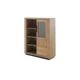 U N O Sports uno Kombi-Highboard Grinda ¦ holzfarben ¦ Maße (cm): B: 112 H: 142 T: 40.0