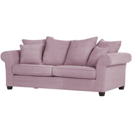 Sofa.de Sofa 3 Sitzer ¦ rosa/pink ¦ Maße (cm): B: 214 H: 71 T: 92