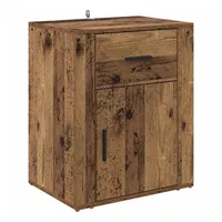VidaXL Nachttisch mit Schubladen Altholz 50 x 36 x