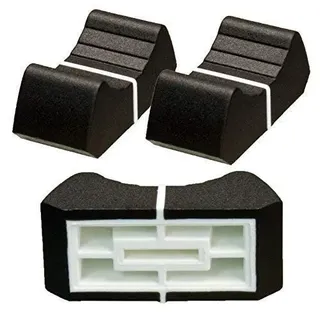 2 x Prof. Faderknopf SCHWARZ 8mm Lever 1 Schiebeknopf Schiebepotentiometer Fadercaps Faderkappen Caps