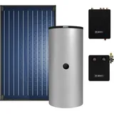 11,9m2 Junkers Bosch Solaranlage SO593 mit FKC-2S, BS 750-6 ER 1 B, Aufdach