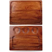 Churchill Churchill, Serviergeschirr, Serveringsbraet 32x24 cm Akacietrae,4 stk/krt