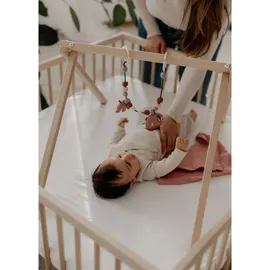 Sämann – make a difference. Laufgitter, Natur, Holz, Echtholz,Buche, 100x74x100 cm, Babymöbel, Laufstall Baby