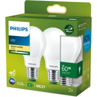Philips LEDclassic Ultra Efficient, 2er Set E27, 8720169275072,
