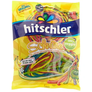 Hitschies Hitschler Fruchtgummi-Schnüre 4 Farben, 125g