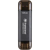 Transcend SSD ESD310C 128GB USB-C USB 3.2 Gen 2x1 black