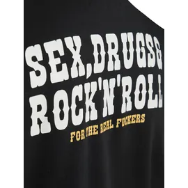 King Kerosin Sweatjacke Sex, Drugs & Rock n Roll schwarz XL