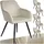 Tectake Marilyn 6 St. Samt creme/schwarz