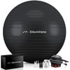 Gymnastikball Sitzball Büro ergonomisch mit Anti Burst System - Fitness Pilates Schwangerschaft - Schwangerschaftsball Fitnessball Yogaball - Yoga Ball inkl. Luftpumpe