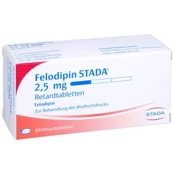 Felodipin Stada 2,5 mg Retardtabletten 50 St