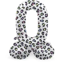 Folat 64740 Luftballon Geburtstag Stehender Ziffer Zahl 0 Bright Panther Weiß 41 cm - Decoration Geburtstagdeko, Ballon Zahl, Kein Helium erforderlich