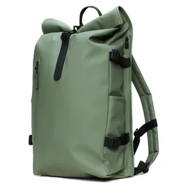 Rains Rolltop Rucksack Large Grau