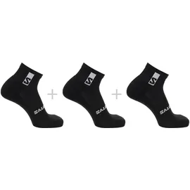 Salomon Everyday Ankle Socken 3er Pack Schwarz 42-44