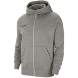 Fleece Kapuzenjacke Kinder dk grey heather/black XL 158-170 cm