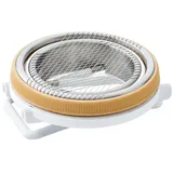 Betty Bossi - Kartoffel Blitz Premium 32029 - Kartoffelschneider mit 3 Schneide-Einsätzen, Rutschfeste Basis, Für Schnelles Schneiden