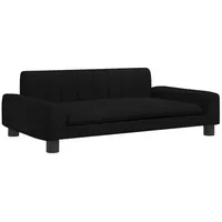 vidaXL Kindersofa vidaXL 90 x 53 x 30 cm Kiefer schwarz