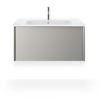 Duravit XViu Waschtisch-Unterschrank XV40260B143 81 x 40 x 48 cm, basalt matt, 1 Auszug, wandhängend, champagner matt