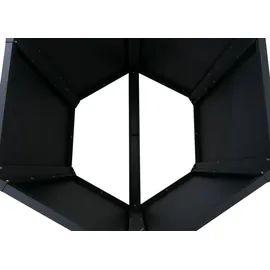 Mendler Hochbeet HWC-P64 77 x 100 x 88 cm Anthrazit