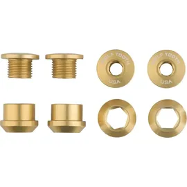 Wolf Tooth Kettenblattschrauben 6 mm 1-fach 4 Stk. Gold