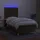 vidaXL Boxspringbett 100 x 200 cm Dunkelbraun