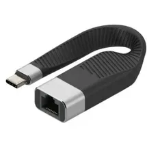 TECHLY ICOC USBC-RJ45 Netzwerkkabel Schwarz 0,144 m
