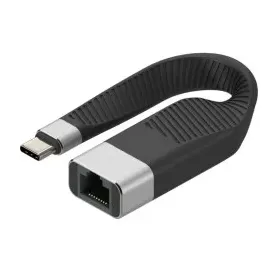 TECHLY ICOC USBC-RJ45 Netzwerkkabel Schwarz 0,144 m
