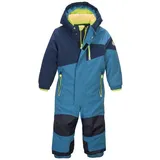 KILLTEC Overall Overall Mini Colourblock Wasserdichter, atmungsaktiver Overall mit Fleece und Reflektoren blau 98/104 (3-4J)
