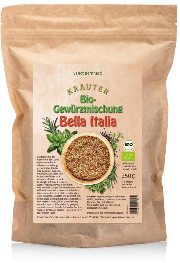 Organic Seasoning Mix Bella Italia - 250 g